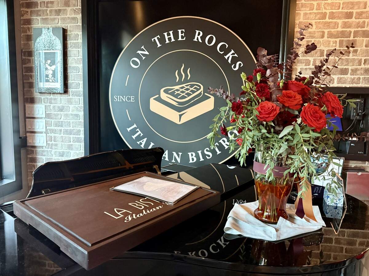 On the Rocks Italian Bistro in Burleson, Texas, has a piano bar and some equipment from cousin restaurant La Bistro Italian Grill in Hurst, Texas, as seen Sept. 8, 2026.